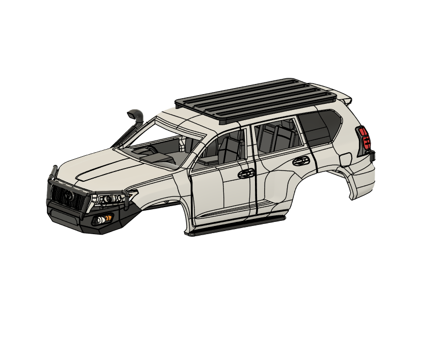 1/10 3D Printed Prado 150 Series